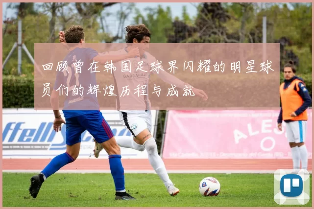 回顾曾在韩国足球界闪耀的明星球员们的辉煌历程与成就