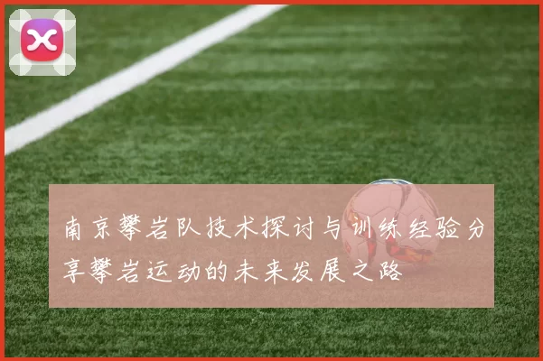 南京攀岩队技术探讨与训练经验分享攀岩运动的未来发展之路